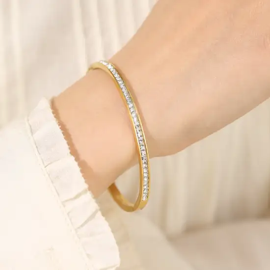 Bracelet Jonc Rivière Solaire