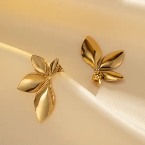 Boucles d'Oreilles Lilas