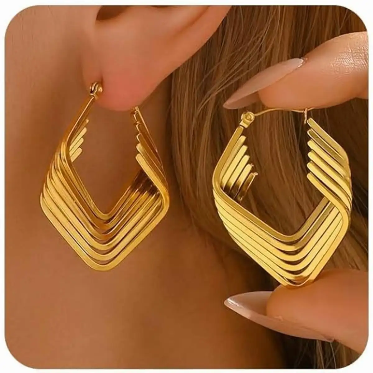 Créoles Losange Signature